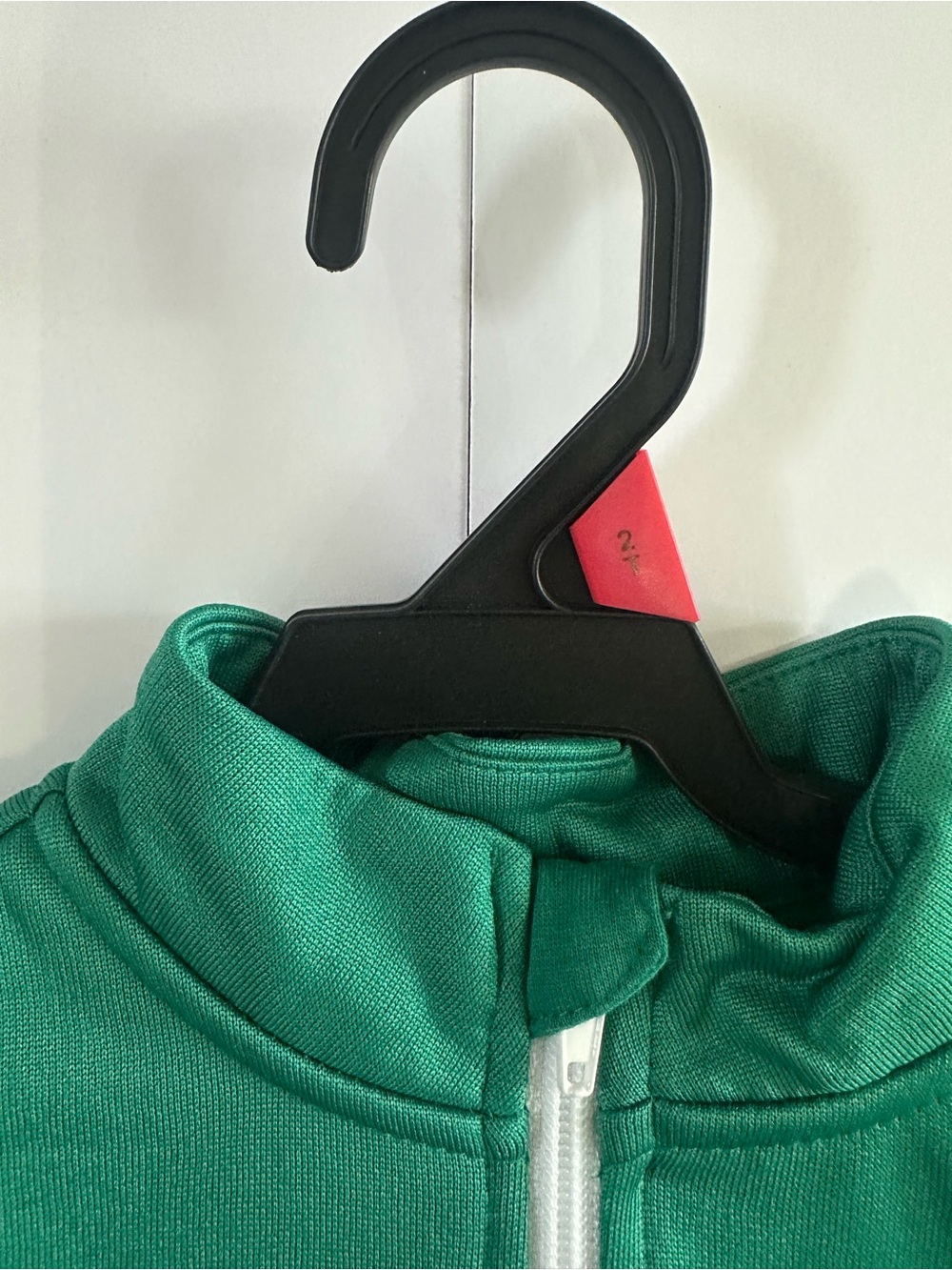 Green Zip-Up Jacket - Bright Emerald